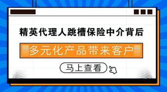 精英代理人轉(zhuǎn)型記 為何跳槽保險中介？多元化產(chǎn)品與科技賦能成新引擎